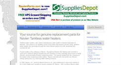 Desktop Screenshot of navienparts.com